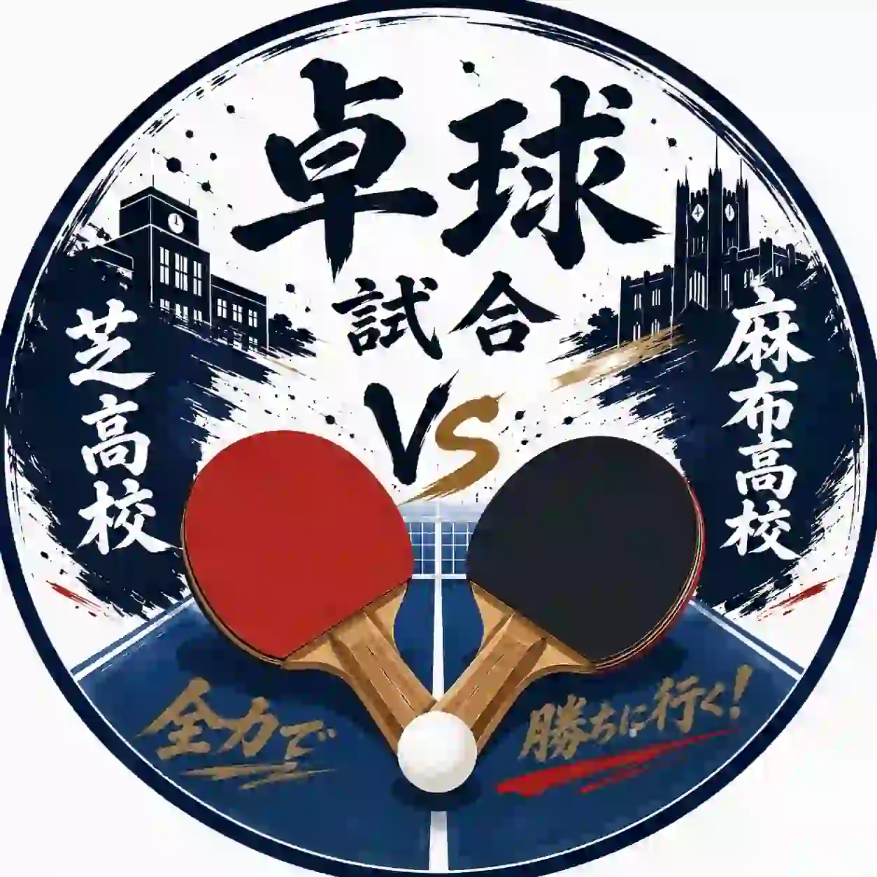 卓球部招待試合