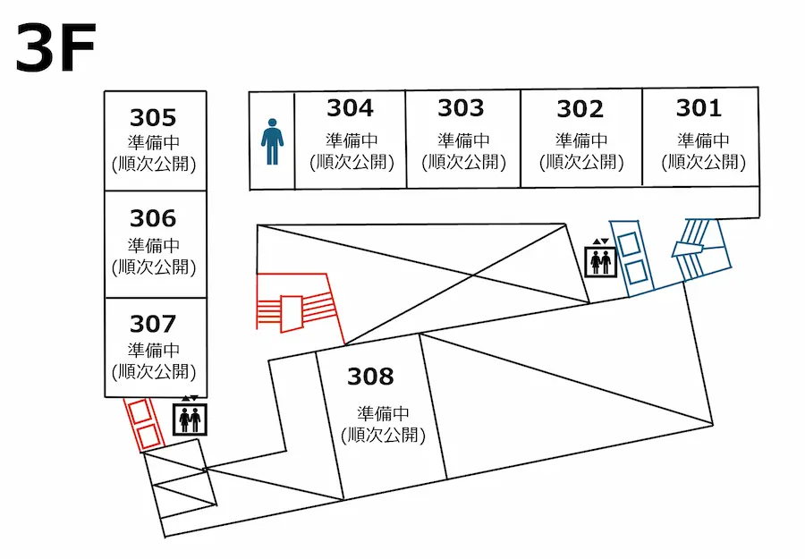 校舎 3F マップ