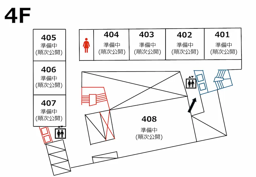校舎 4F マップ