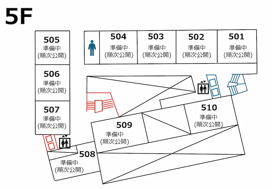 校舎 5F マップ