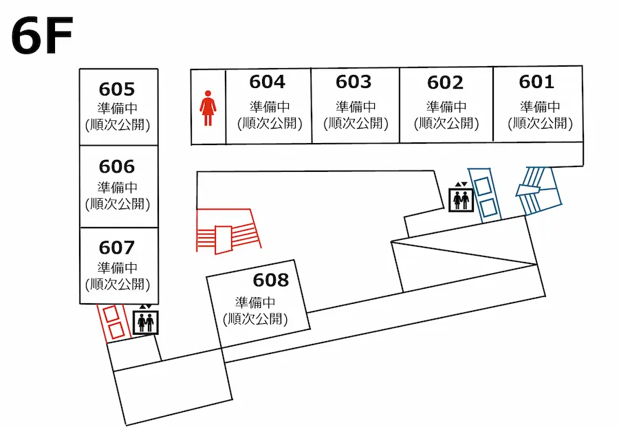校舎 6F マップ