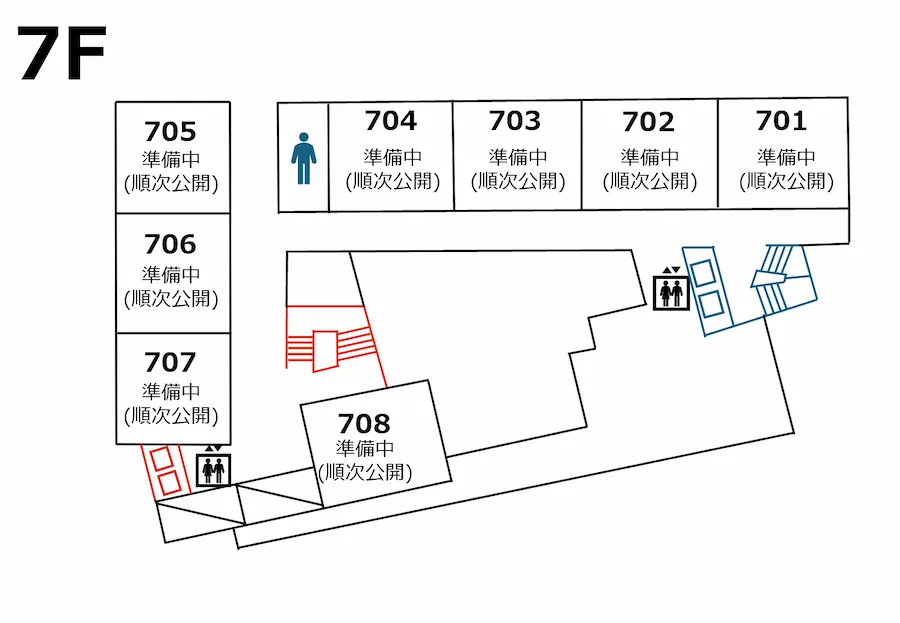 校舎 7F マップ